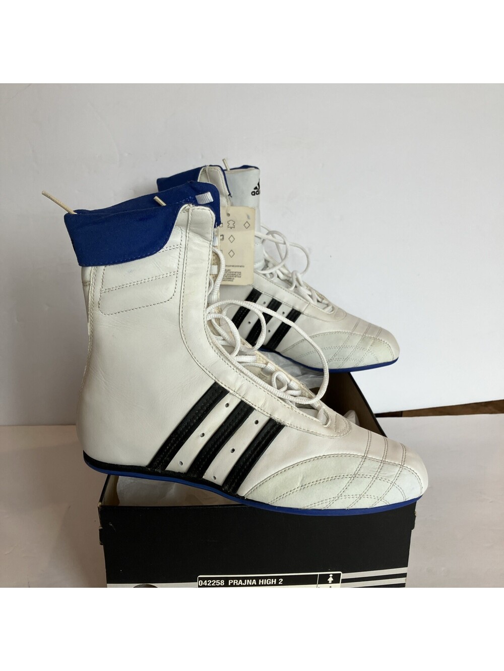 Vintage 2003 Adidas Prajna High 2 Boxing Wrestling Boots 6.5 US Japanese Y2K NEW